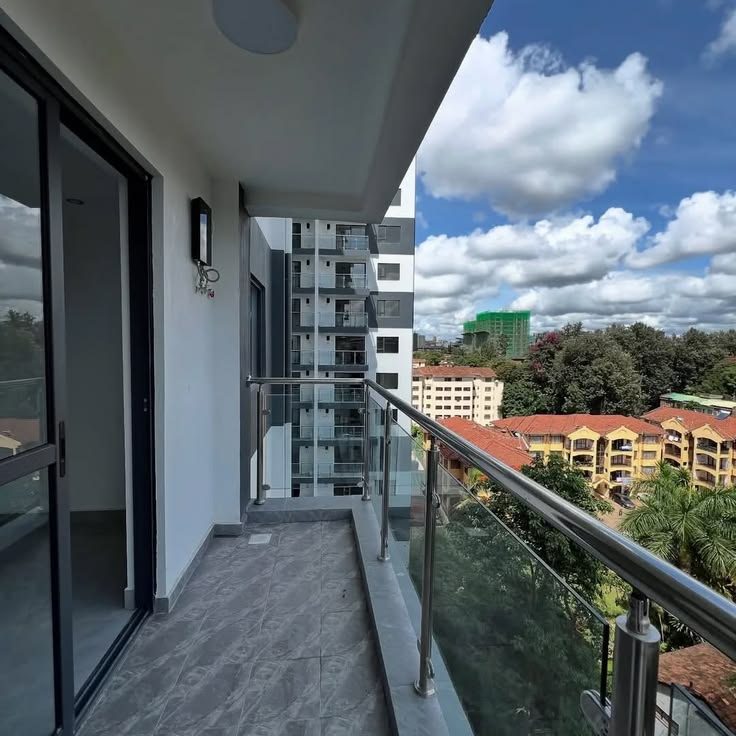 Private balcony with city view