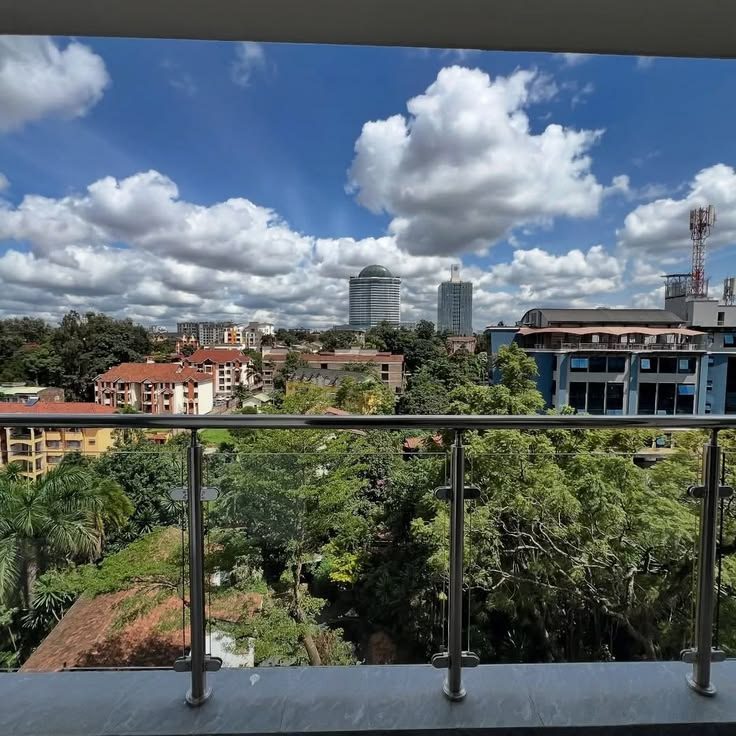 Rooftop-level view over Kilimani